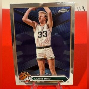 2024 Larry Bird topps chrome. Mint condition…